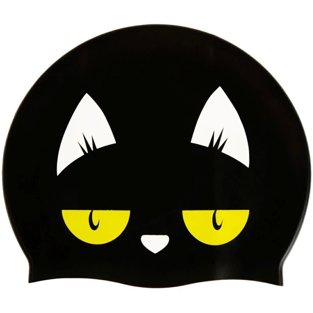 Шапка для плавання Aqua Speed Kiddie 142-07 60649 чорний, принт Діт OSFM (5905718606498) - picture 3