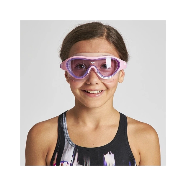 Окуляри для плавання Arena The One Mask JR рожевий, фіолетовий 004309-201 (3468336577974) - picture 3