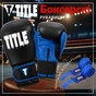 Боксерські рукавички Title Boxing Dynamic Strike Black/Blue 16 oz (XDBG 16 BK/BL) - зменшене зображення 2
