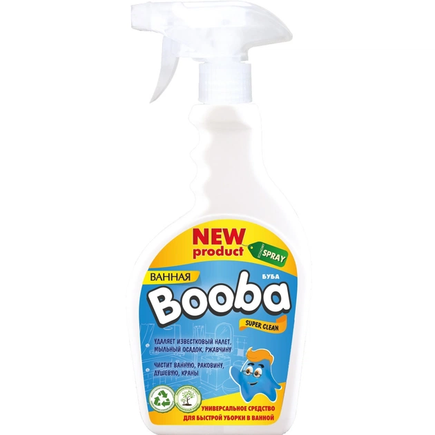 Спрей для чищення ванн Booba Super Clean 500 мл (4820187580258) - зображення 1