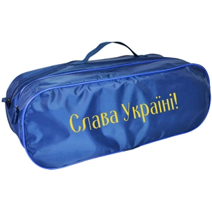 Сумка-органайзер Poputchik "СЛАВА УКРАЇНІ" синя (03-136-2Д) зображення 1