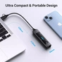 Концентратор XoKo USB-C 5-in-1 USB 3.0 + USB 2.0 + SD/TF + RJ45 100Mbps silver (XK-AC-350) - уменьшенное изображение 5