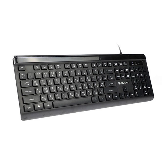 Клавиатура REAL-EL 7085 Comfort Black (EL123100032) - изображение 1