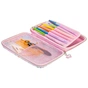 Пенал Cool For School з віконцем 1 відділення з органайзером рожевий (QT-5750-Pink) - зменшене зображення 2
