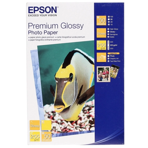 Фотопапір Epson 13x18 Premium gloss Photo (C13S041875) - изображение 1