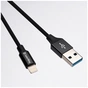 Дата кабель USB 2.0 AM to Lightning 1.0m black ColorWay (CW-CBUL004-BK) - зменшене зображення 3