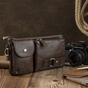 Сумка Vintage Поясна чоловіча Коричнева (14747) - зменшене зображення 5
