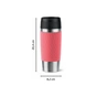 Термокружка Tefal Travel Mug Classic Twist, 360мл, нержавіюча сталь, кораловий (N2024410) - уменьшенное изображение 4