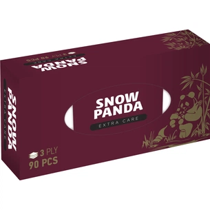 Серветки косметичні Сніжна Панда Extra Care 3 шари 90 шт. (4820183971210) зображення 1