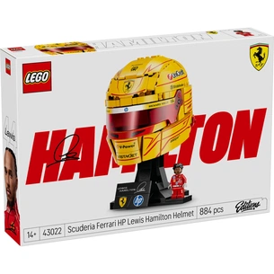 Конструктор LEGO Editions Formula 1 Шолом Льюїса Гамільтона з команди Scuderia Ferrari HP (43022-) зображення 1