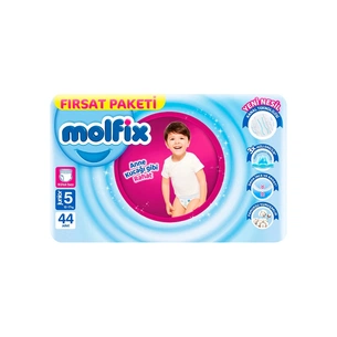 Підгузки Molfix Трусики 5 junior 12-17 кг 44 шт (8690536833276) зображення 1