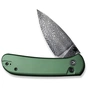 Ніж Civivi Qubit, Green Aluminum, Damascus (C22030E-DS1) - зменшене зображення 5