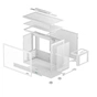 Корпус DeepCool CH160 Plus White (R-CH160-WHNGM0-G) без БЖ - зменшене зображення 5