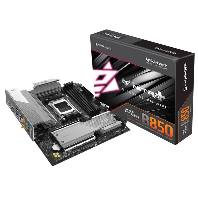 Материнская плата Sapphire B850M Nitro+ WiFi Socket AM5 - изображение 1