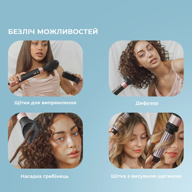 Стайлер Cecotec Bamba CeramicCare 14in1 AirGlam Black (CCTC-00251) - picture 13