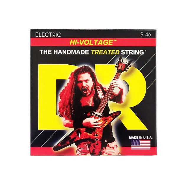 Струни для гітари DR Strings Dimebag Darrell HI-VOLTAGE Electric - Light Heavy (09-46) (DBG-9/46) - зображення 1
