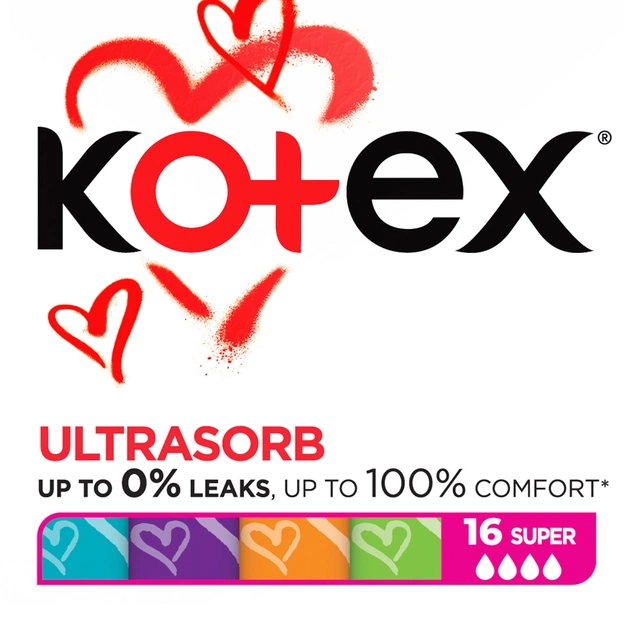 Тампони Kotex Super 16 шт. (5029053534572) - picture 1