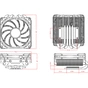 Кулер до процесора ID-Cooling IS-40X V3 White - зменшене зображення 7