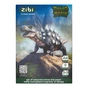 Цветной картон ZiBi набор цветного картона и бумаги DINO, А4, 9 л. картона + 9 л. бумагу (ZB.1968-16) - уменьшенное изображение 1