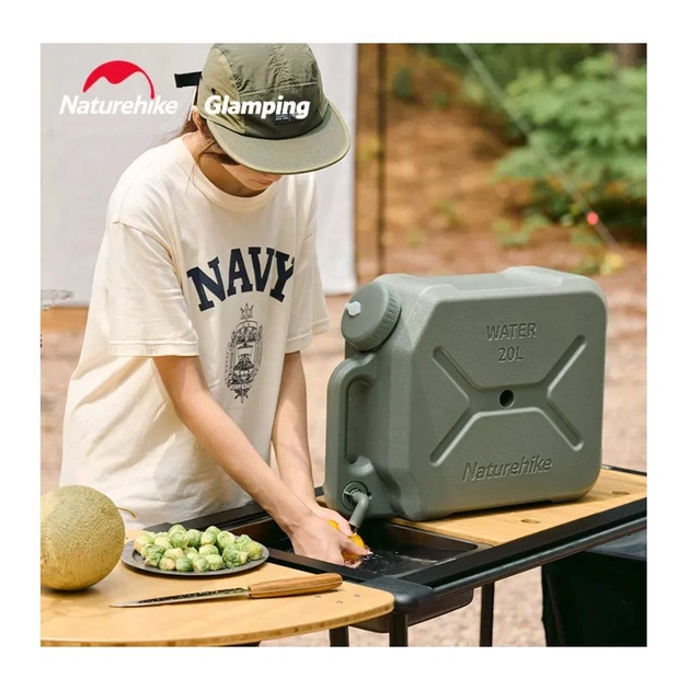 Каністра для води Naturehike CNH22CJ018 20 літрів коричнева (6927595753262) - picture 11