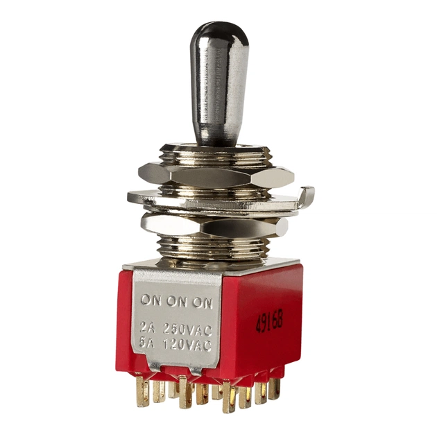 Перемикач для гітари DiMarzio 4PDT Pickup Selector Switch - 3 Position (ON/ON/ON) (EP1111) - зображення 1