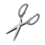 Кухонні ножиці Ardesto Gemini для зелені 19.3 см сіро-сині (AR2122B) - зменшене зображення 6