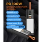 Батарея універсальна Sigma X-power SI20A9QLX 20000mAh, PD/100W, LED, flashlight, cable 100w, black (4827798877814) - зменшене зображення 11