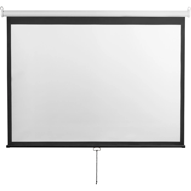 Проекційний екран 2E настенный с механизмом возврата 4:3, 120" (0043120M) - picture 1
