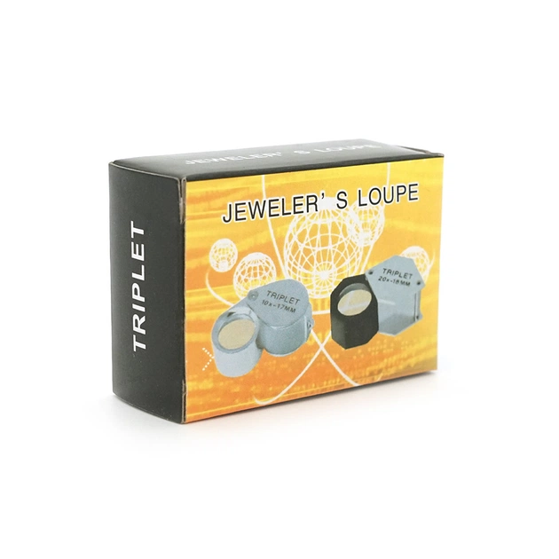 Лупа Voltronic ручна TRIPLET 10X-21mm, складана (брелок), метал-скло, пластикова коробка. 60 * 24 * 18mm. (1152/TR10X-21) - picture 4