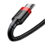 Дата кабель USB 2.0 AM to Micro 5P 1.0m Cafule 2.4A red+black Baseus (CAMKLF-B91) - уменьшенное изображение 2