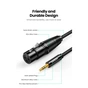 Кабель мультимедійний 3.5mm M to XLR F 1.0m AV182 black Ugreen (20763) - preview 10
