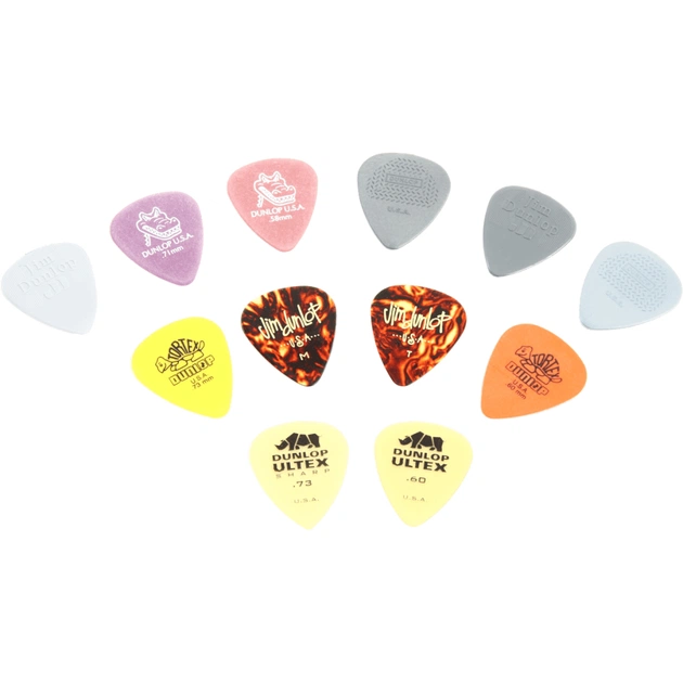 Медіатор Jim Dunlop Guitar Pick LT/MD Variety Pack 12 шт. (PVP101) - picture 3