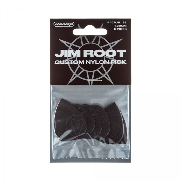 Медіатор Jim Dunlop Jim Root Nylon Pick 1.33mm 6 шт. (447PJR1.38) - picture 3