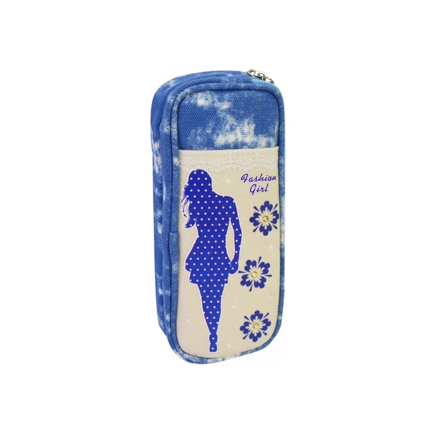 Пенал Cool For School 1 отделение Голубой (J-2392-blue) - изображение 1