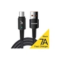 Дата кабель USB 2.0 AM to USB-C 3.0m 100W black Essager (EXC7A-CGC01-P) - зменшене зображення 2