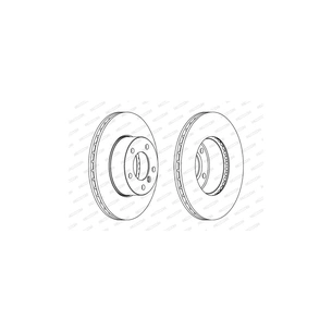 Гальмівний диск FERODO DDF1536 зображення 1