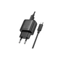 Зарядний пристрій HOCO C141A 2xUSB + cable USB to USB-C black (6942007627900) - зменшене зображення 3
