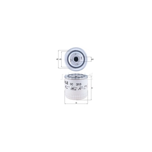 Фільтр масляний Mahle OC313 зображення 1