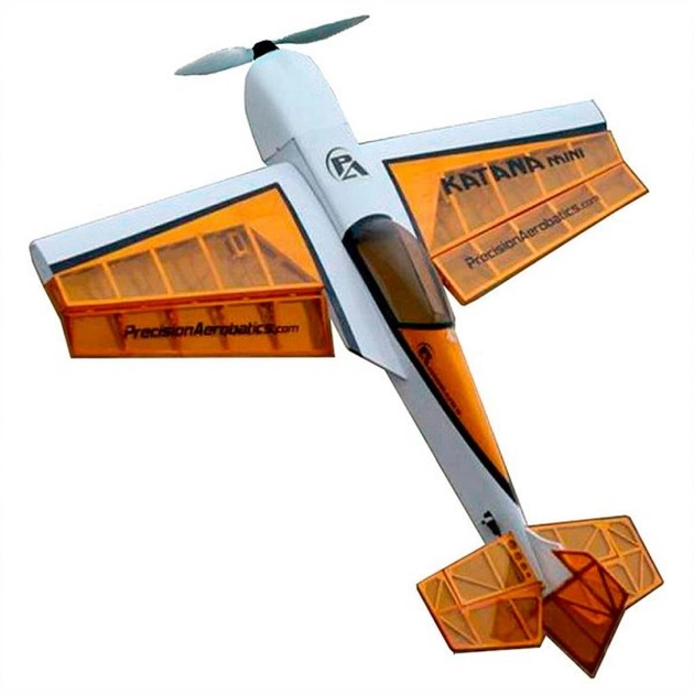 Радіокерована іграшка Precision Aerobatics Літак Katana Mini 1020мм KIT (жовтий) (PA-KM-YELLOW) - изображение 1