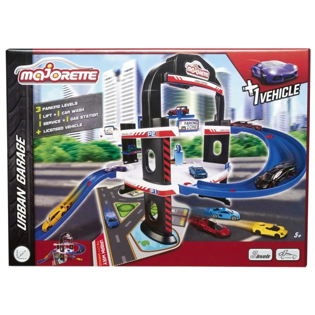 Ігровий набір Majorette Креатикс. Міський гараж 3 поверхи, 1 машинка (2059985) - picture 4