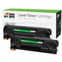 Картридж ColorWay для HP LJ P1005 (CB435AF/CB436A/CE285A) Can. 712/725 DUAL PACK (CW-H435/436FM) - зменшене зображення 1