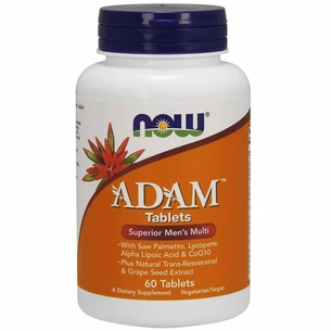Мультивітамін Now Foods Супер Мультивітаміни для Чоловіків, Adam, 60 таблеток (NF3875) зображення 1