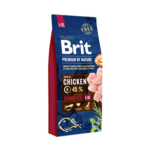 Сухий корм для собак Brit Premium Dog Senior L+XL 15 кг (8595602526482) зображення 1