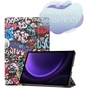 Чохол до планшета BeCover Smart Case Samsung Galaxy Tab S10 FE (SM-X520/SM-X526) 10.9" Graffiti (713285) - зменшене зображення 1