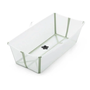 Ванночка Stokke Flexi Bath XL Складна Прозора Зелена (535904) зображення 1
