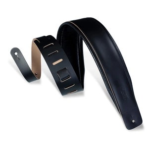 Ремінь для гітари Levy's Heirloom Series Guitar Strap Black (DM1PD-BLK) изображение 1