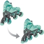 Роликові ковзани Globber 2в1 м'ятно-зелені р.30-33, до 60кг, 5+ (783-206) - зменшене зображення 4