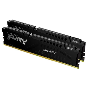 Модуль пам'яті для комп'ютера DDR5 32GB (2x16GB) 5200 MHz Beast AM5 Black Kingston Fury (ex.HyperX) (KF552C36BBEK2-32) зображення 1
