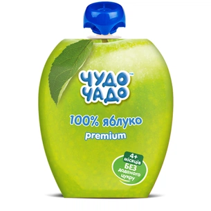 Дитяче пюре Чудо-Чадо яблуко 90 г (4820016254077) изображение 1