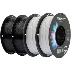 Пластик для 3D-принтера Creality PETG 1.75мм, black 2кг +white 2кг (3301030079) зображення 1
